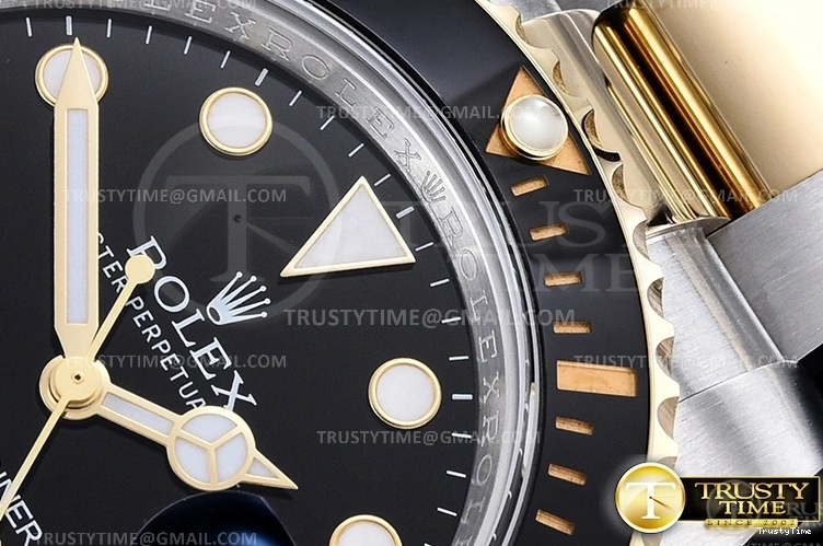 0109 Submariner 116613LN 904L YG SS Black ARF V3 SH Breathable 1086